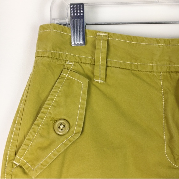 J. Crew Green City Fit Broken-In Chino Shorts Sz 6 - Picture 3 of 9